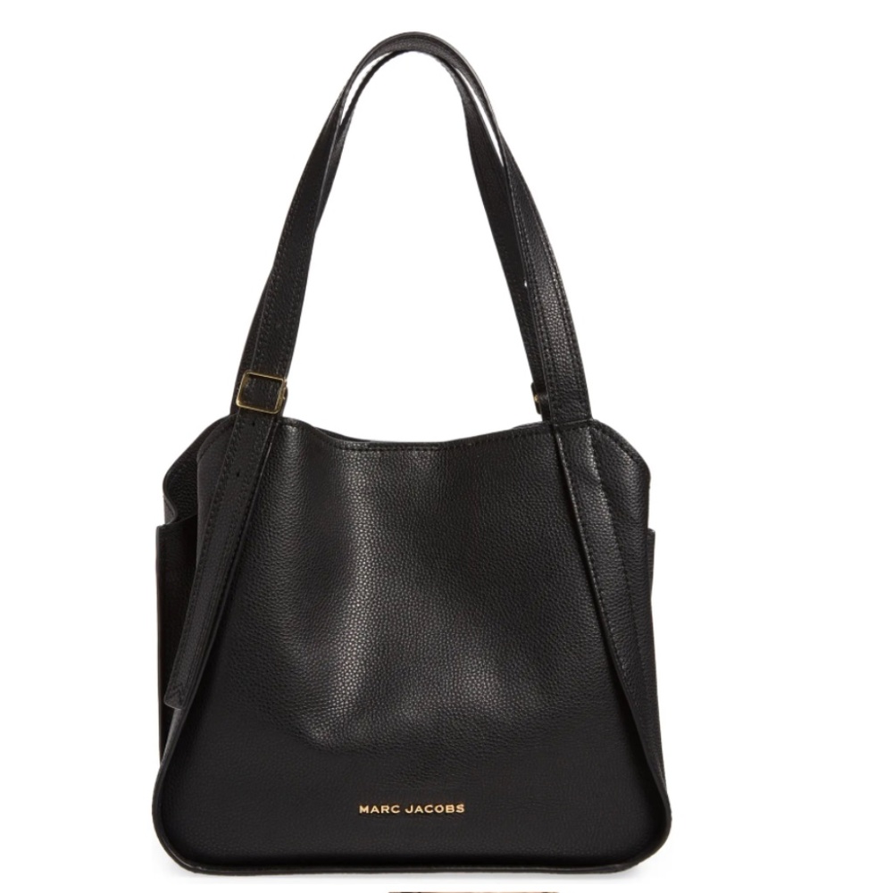 NWT $450 MARC JACOBS The Director Faux Leather Tote in Black!